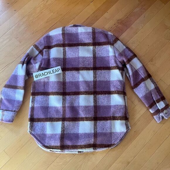 Blank NYC Plaid Shirt Jacket in Voyager size XS - Picture 5 of 7